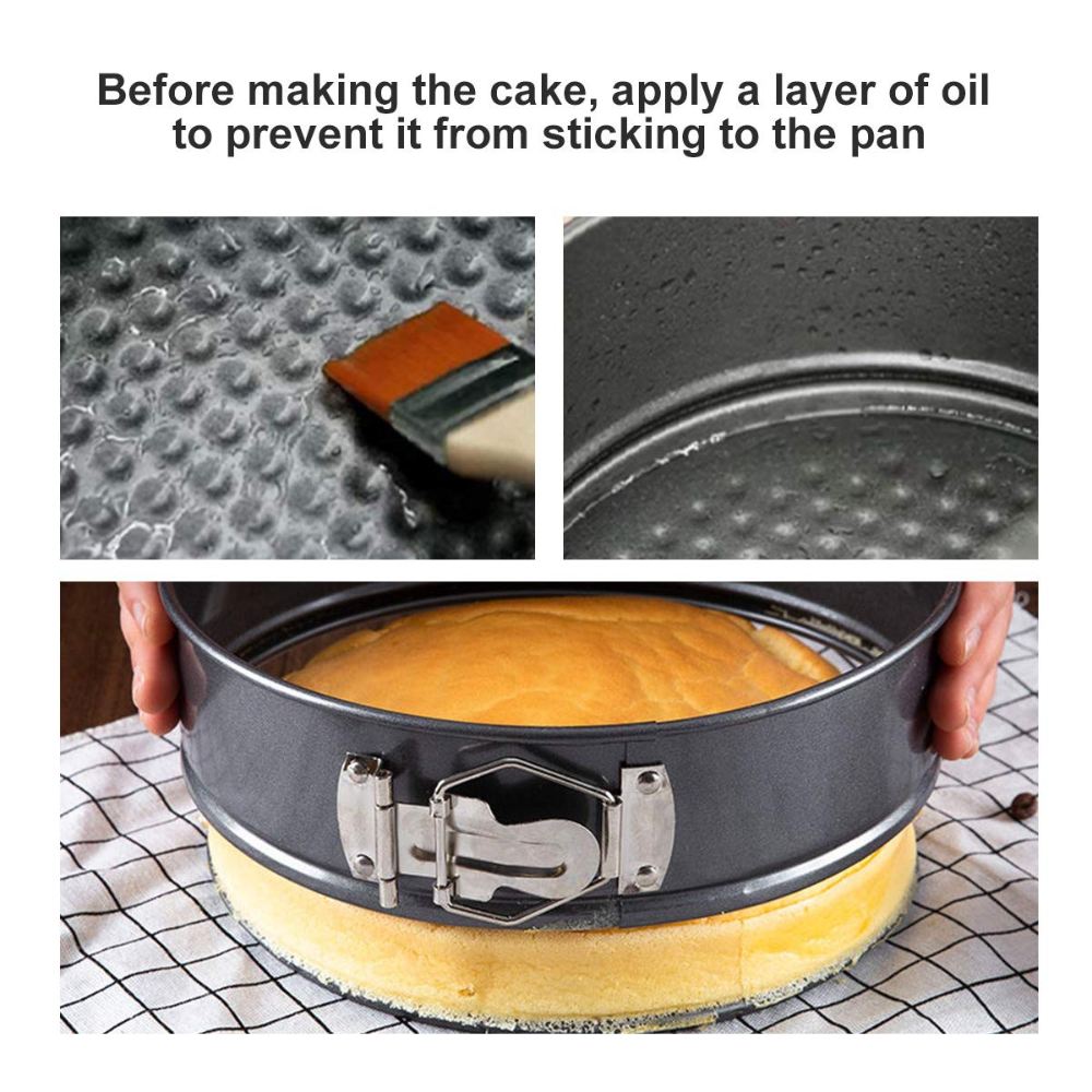CHEF AID NON STICK SPRINGFORM CAKE PAN 21CM X 6.5CM. 10E10320