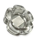 TEA LIGHT CRYSTAL CLEAR ROUND GLASS CANDLE HOLDER. JL9052