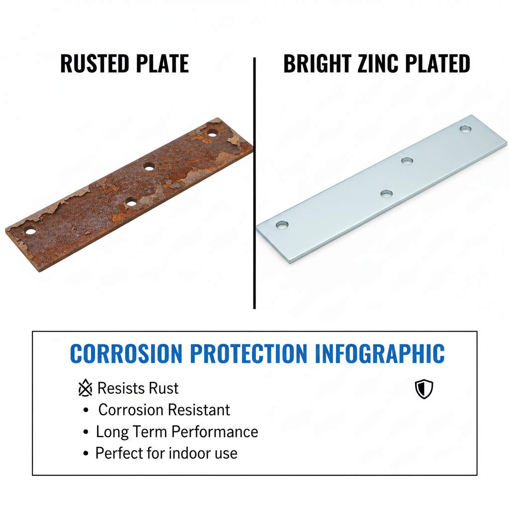 STAR PACK REPAIR PLATE STRAIGHT BZP 125MM 5". 72110