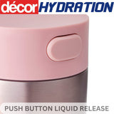 DECOR VACUUM INSULATED STAINLESS TRAVEL COFFEE CUP 350ML - ROSE GOLD. 265842-006