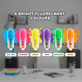 TALLON SCENTED MINI HIGHLIGHTERS - 6PK. T4072