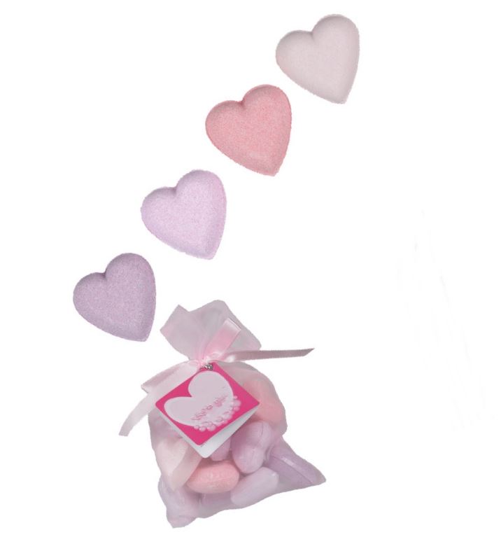 HEART SHAPED BATH FIZZER. OB104820 \\\104820
