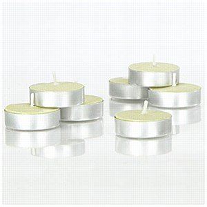 ESSENTIAL HOUSEWARES 4 HOUR TEALIGHT CANDLES  PACK OF 20 WHITE. TEA20 \\\10654