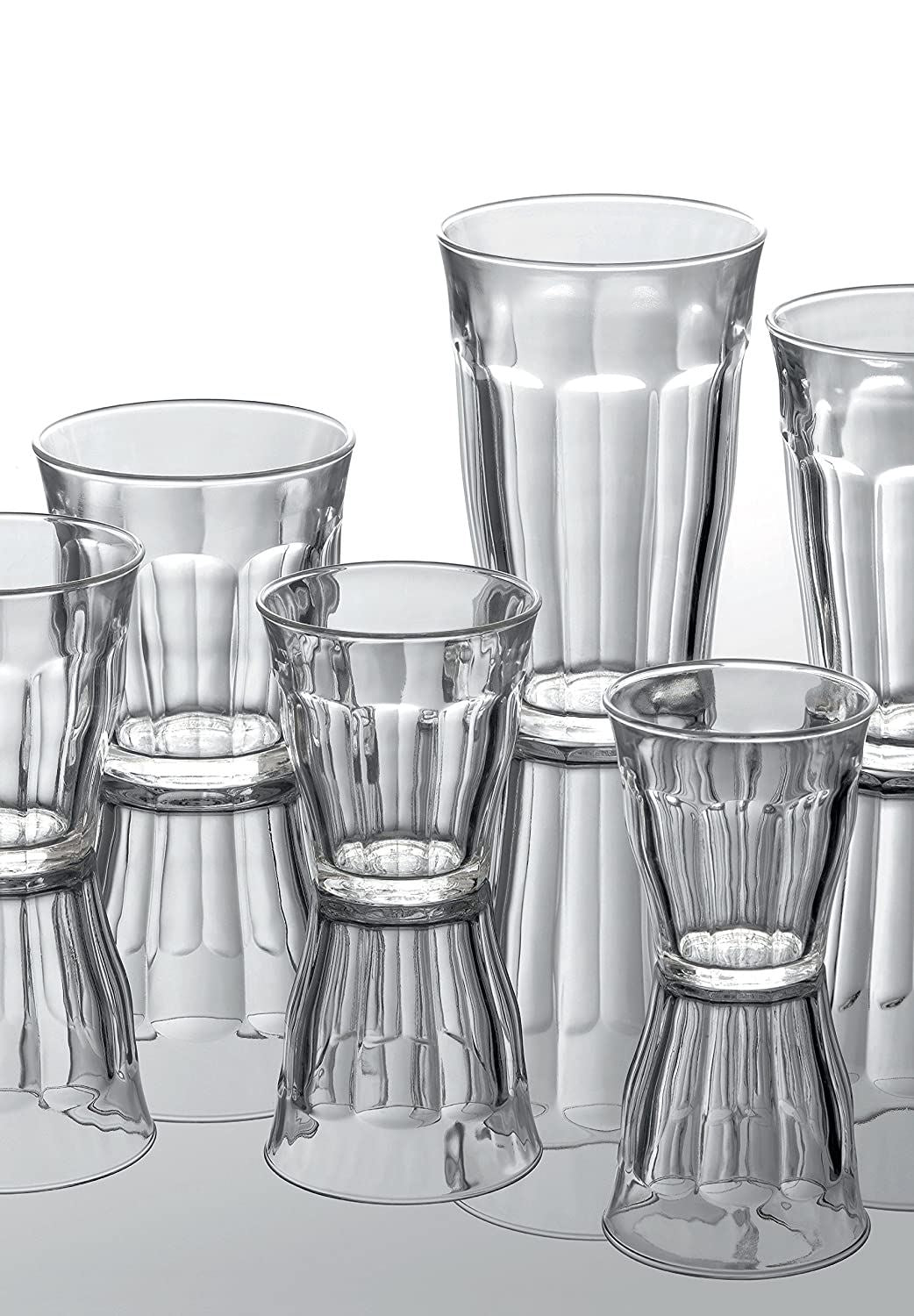 6 X DURALEX PICARDIE CLEAR HIGHBALL TUMBLER 36 CL (12 5/8 OZ) 36CL. 1029AB06C0111