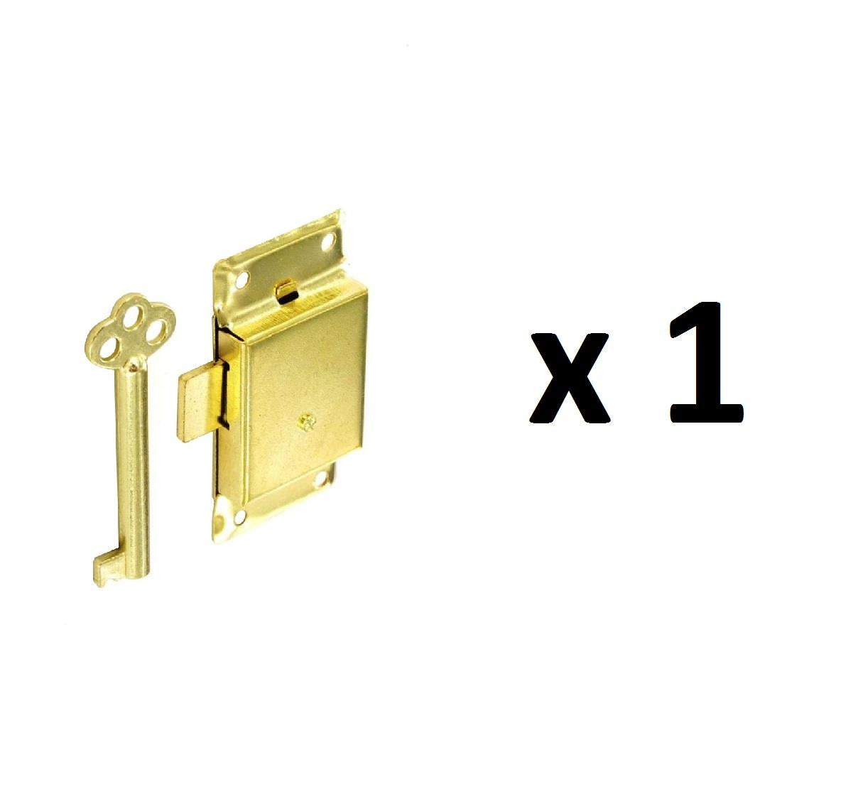 SECURIT S1672 CUPBOARD LOCK 2 KEYED EB 63MM. MP-S1672