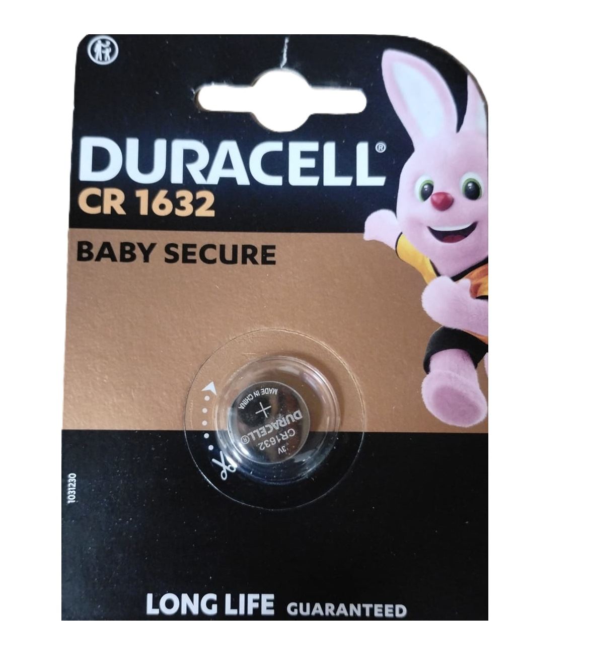 DURACELL CR1632 DL1632 ECR1632 3V LITHIUM COIN CELL BATTERY. S13665