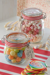 KILNER TRANSPARENT ROUND CLIP TOP JAR 2 LITRE. 0025493