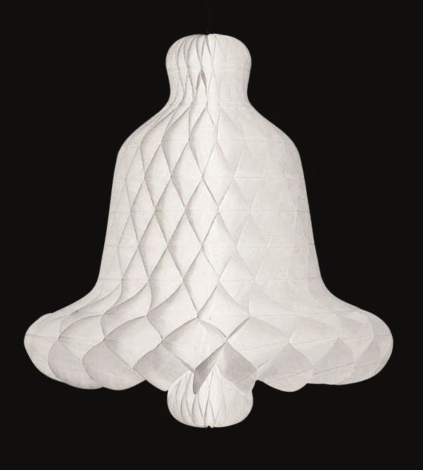 CHRISTMAS PAPER BELL HANGING DECORATION 33CM. 14544 \\\14544