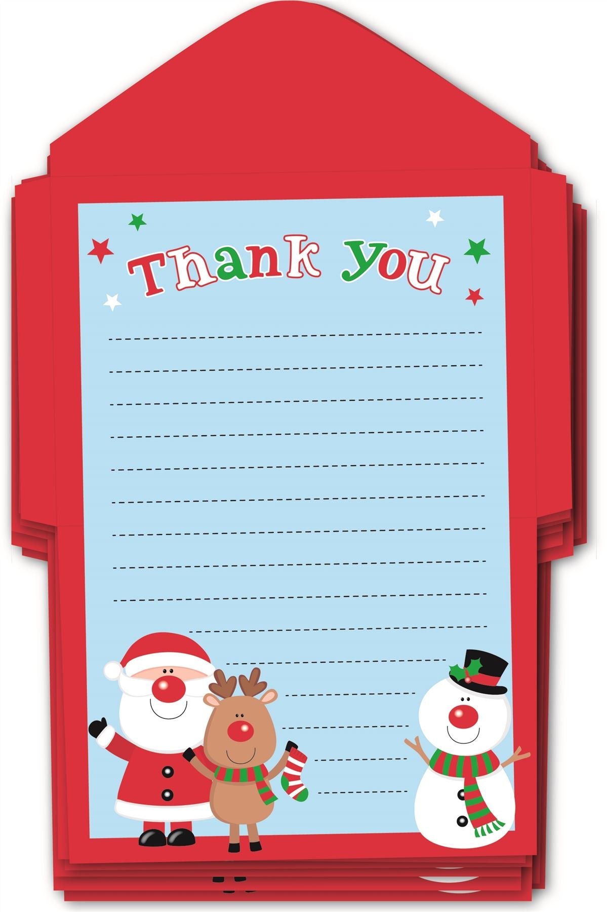 10 CHRISTMAS THANK YOU LETTERS. 14604 \\\14604