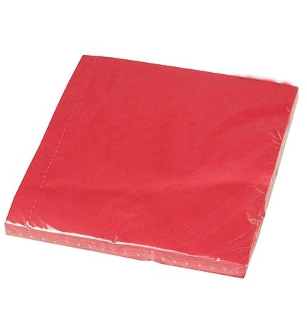 20 PAPER NAPKINS 3PLY RED. 14630 \\\14630