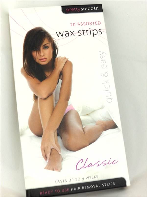 PRETTY SMOOTH 20 ASSORTED QUICK + EASY WAX STRIPS \\\15785