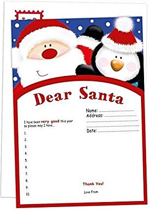 FATHER CHRISTMAS LETTER TO SANTA WITH ADDRESSED ENVELOPE. 16077 \\\16077