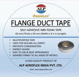 ALP FLANGE DUCT TAPE / SELF ADHESIVE NBR FOAM TAPE 50MM X 3MM X 9.1M