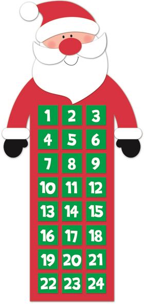 CHRISTMAS SANTA ADVENT CALENDAR. 16446 \\\16446