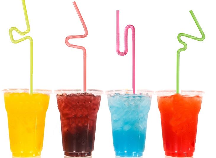 50 CREATIVE DRINKING STRAW NEON COLOURS. 16724 \\\16724