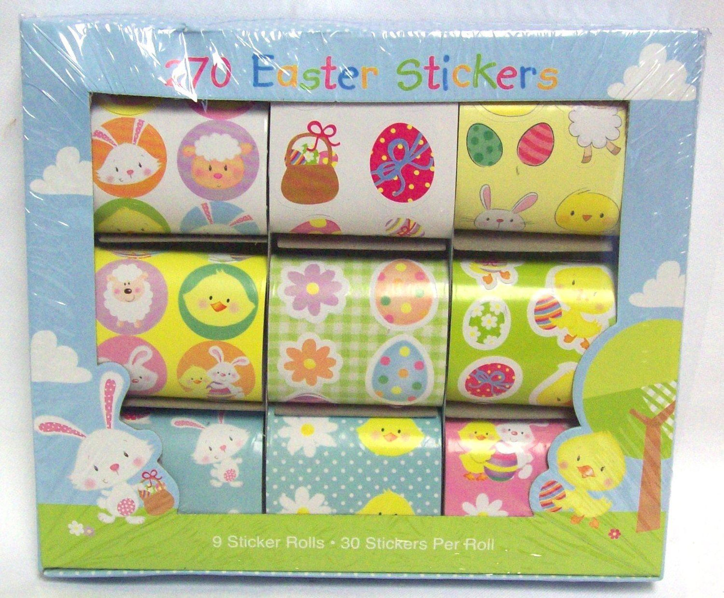 270 EASTER STICKERS 9 ROLL. 17070 \\\17070