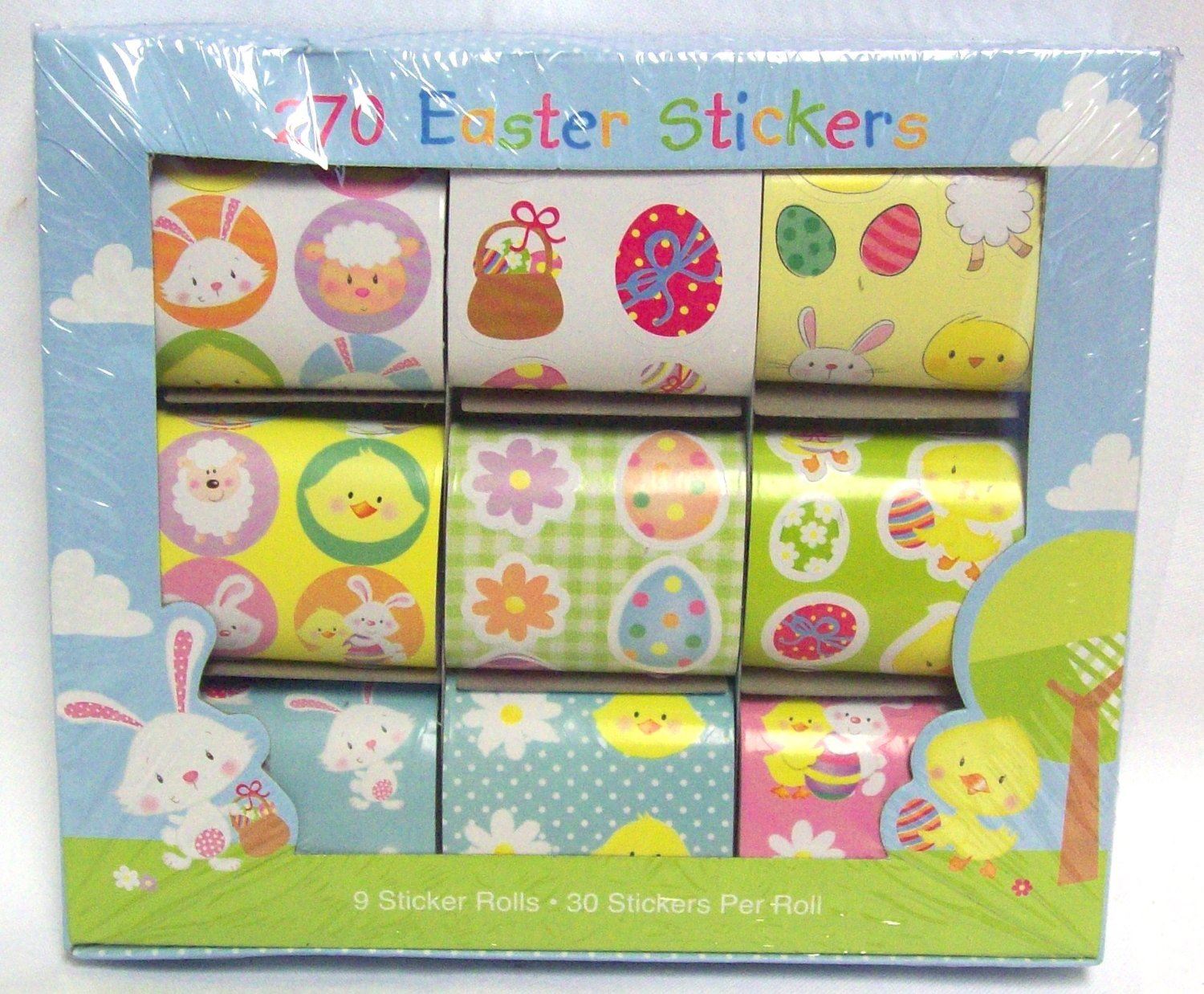 270 EASTER STICKERS 9 ROLL. 17070 \\\17070
