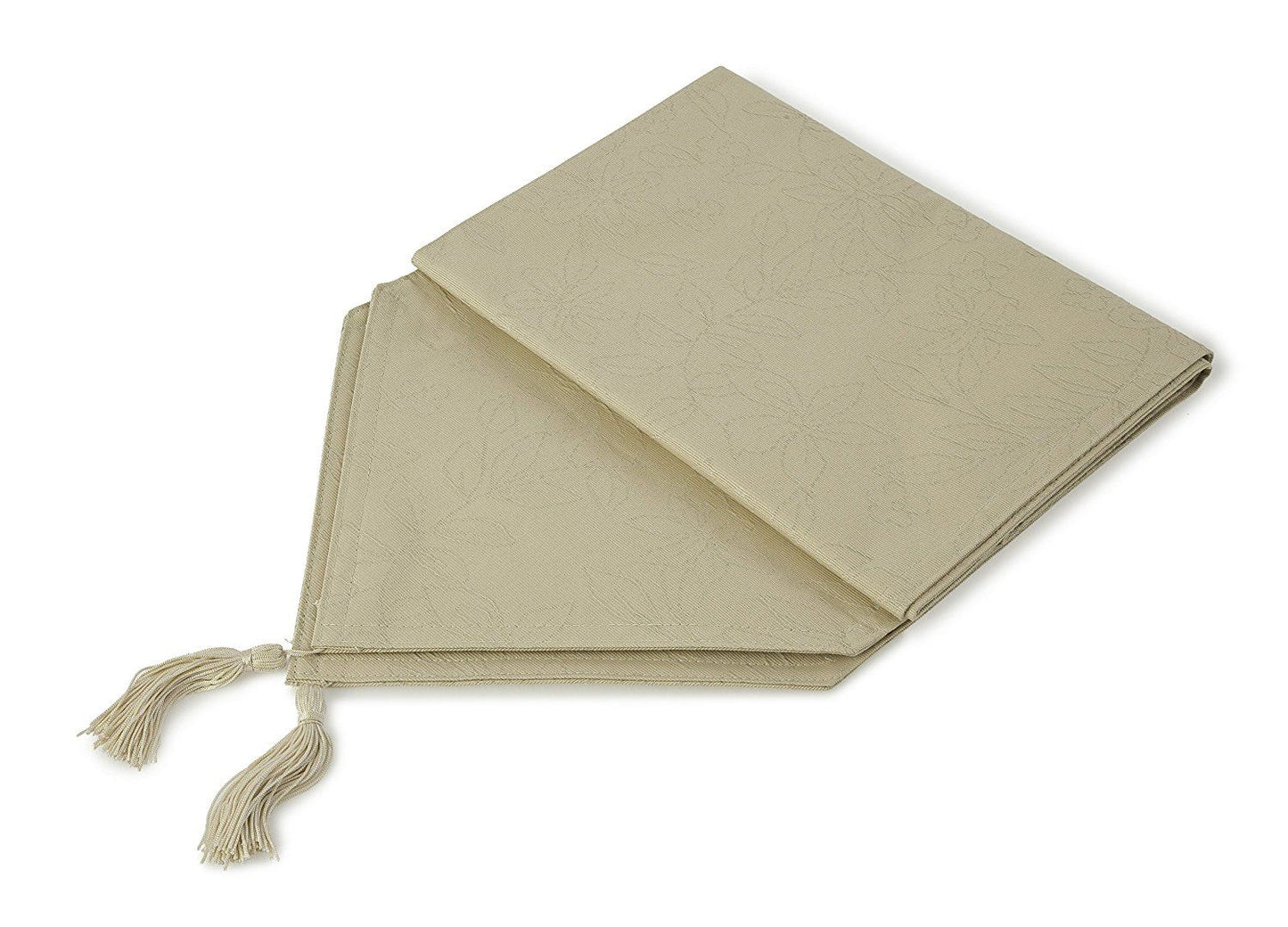 ELEGANCE BEIGE TABLE RUNNER FLORAL EMBROIDERY. 174289_606 \\\174289_606