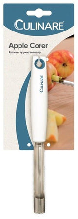 CULINARE APPLE FRUIT CORER STAINLESS STEEL BLADE WHITE HANDLE. C20502