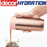DECOR VACUUM INSULATED STAINLESS TRAVEL COFFEE CUP 350ML - ROSE GOLD. 265842-006