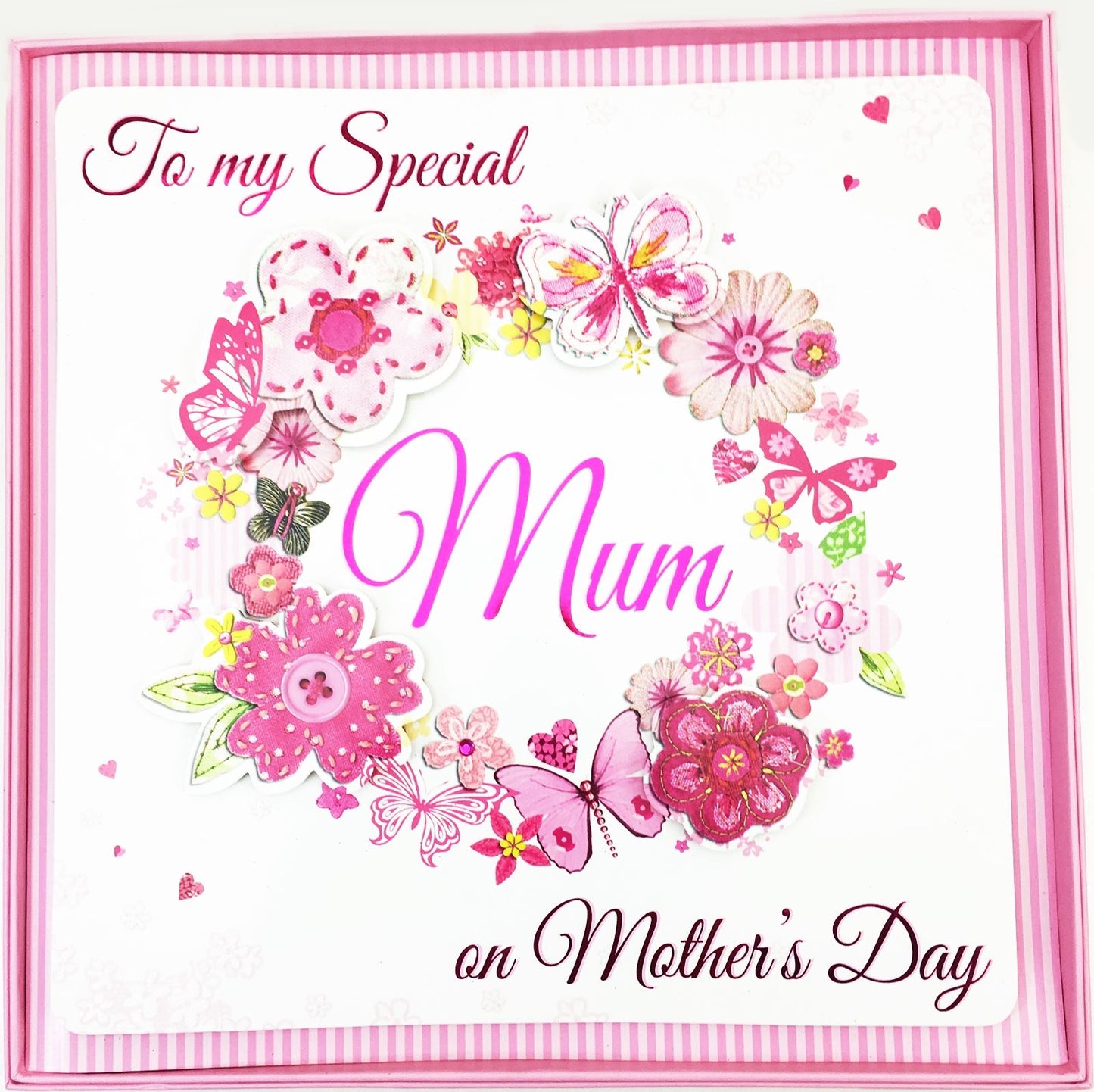 31CM MUM CARDS WITH FLOWERS. 19245 \\\19245