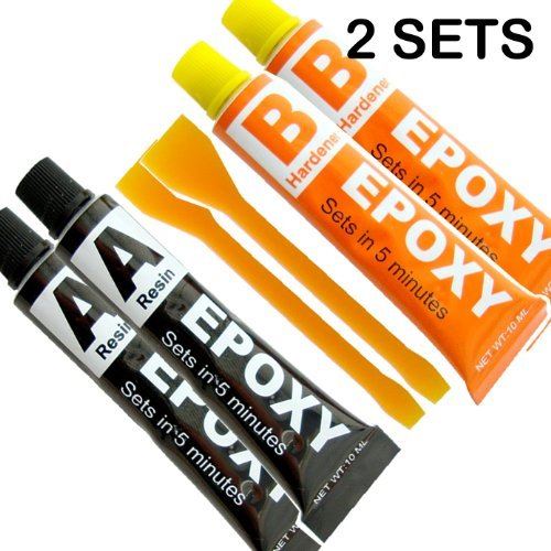 2 X EPOXY GLUE SET SUPER STRONG HOLD IN JUST 5 MINUTES. DGI0951 \\\1961