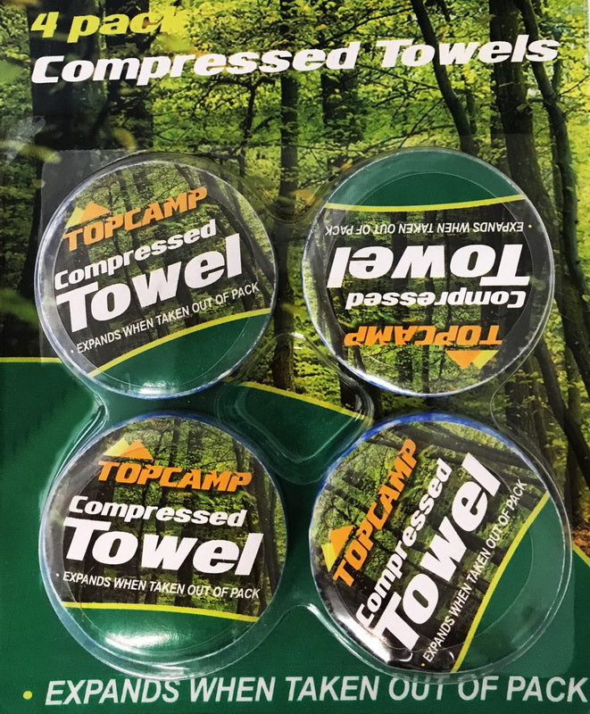 4 COMPRESSED TOWELS. 20-00005 \\\20-00005