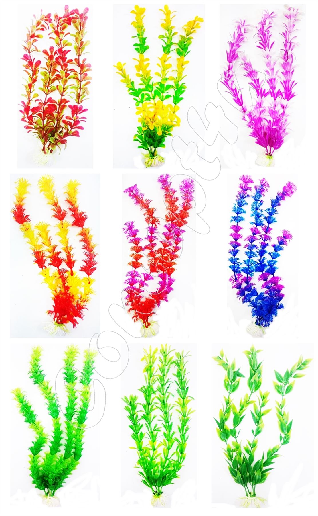 ASSORTED DESIGN LARGE AQUARIUM PLANTS. 2195 \\\2195