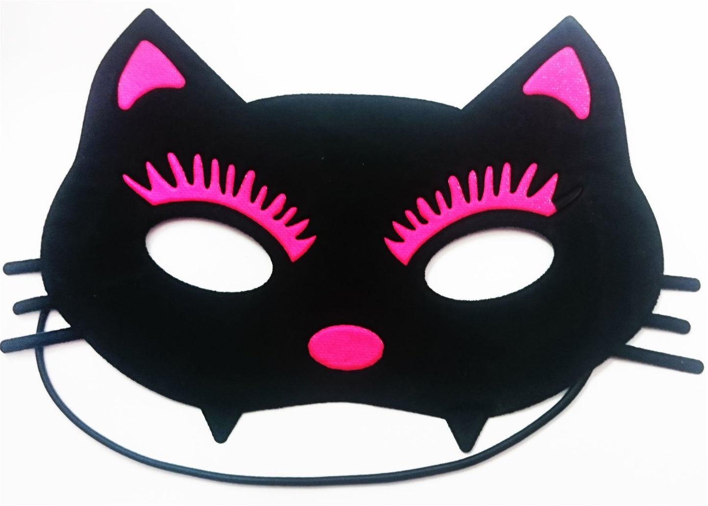 BLACK PINK CAT PARTY EYE MASK FANCY DRESS HALLOWEEN MAN HEN GIRL COSTUME. 2251CAT \\\2251CAT