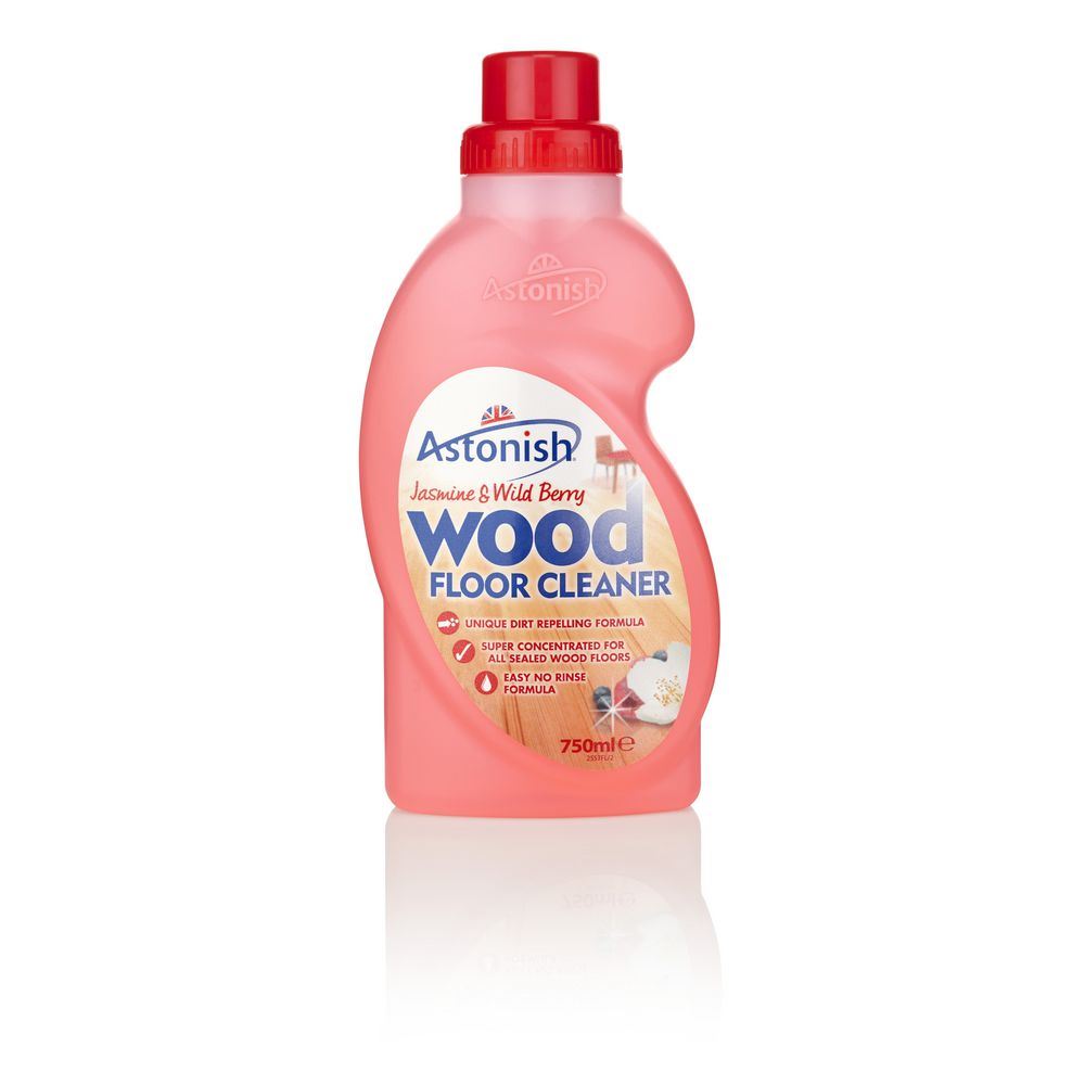 ASTONISH WOOD FLOOR CLEANER JASMINE AND WILD BERRY 750ML. 22557 \\\22557