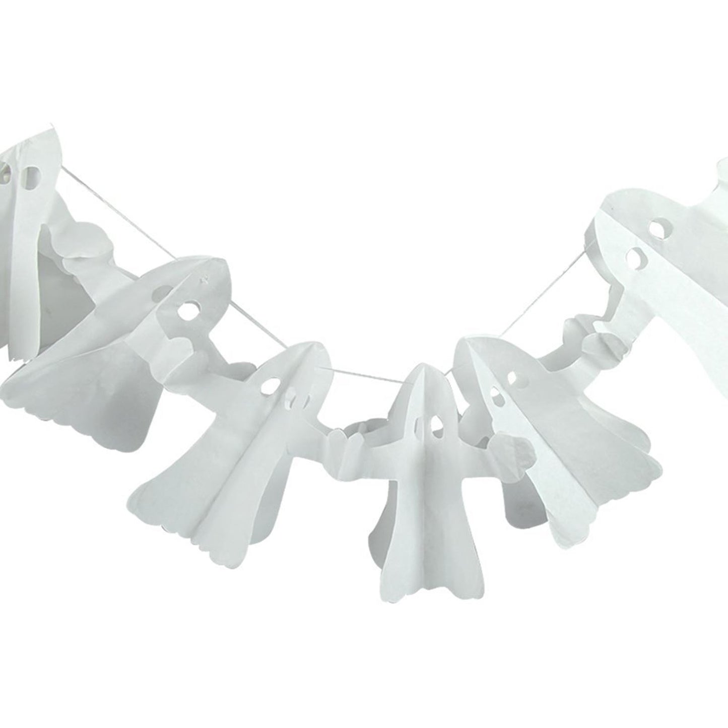 HALLOWEEN GHOST PARTY GARLAND DECORATION PROPS PAPER CHAIN CRAFT KIDS CHILD FUN. 2299 \\\2299