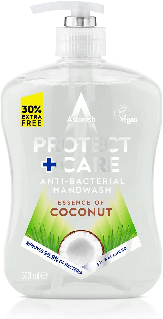 ASTONISH ANTI BACTERIAL COCONUT HANDWASH 650ML. C4740 \\\24545