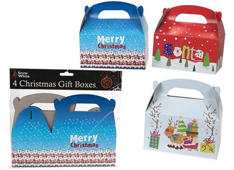 4 CHRISTMAS PARTY GIFT BOX FOOD. 251519 \\\251519