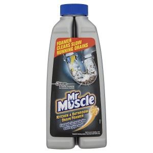 MR MUSCLE KITCHEN & BATHROOM DRAIN FOAMER 500ML. 336103
