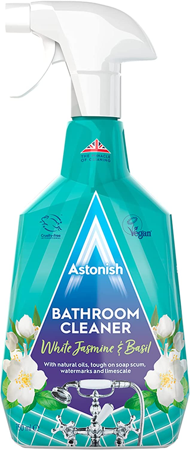 ASTONISH BATHROOM CLEANER WHITE JASMINE & BASIL 750ML. C9716 \\\29716