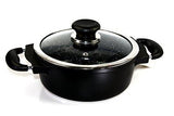 MASTERCOOK 24CM BLACK DIE CAST ALUMINIUM NON STICK SOUP POT. CCA031