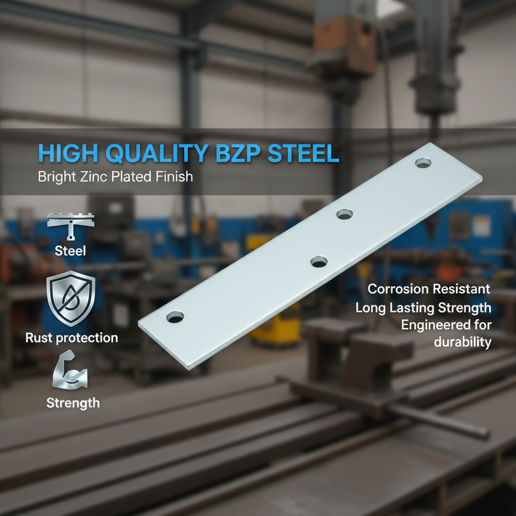 STAR PACK REPAIR PLATE STRAIGHT BZP 125MM 5". 72110