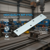 STAR PACK REPAIR PLATE STRAIGHT BZP 125MM 5". 72110