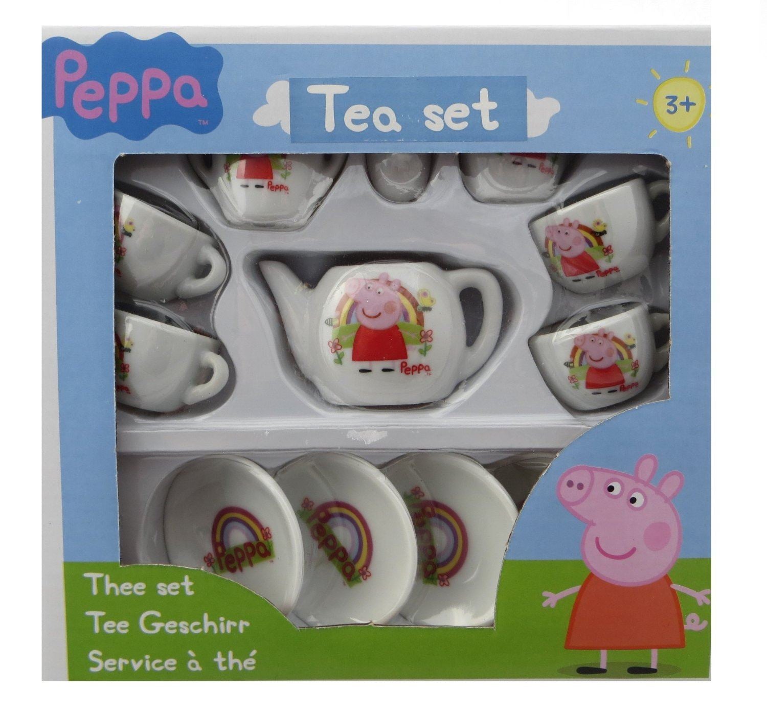 'PEPPA PIG CHILDREN'S DOLLS 13 PIECE TEA SET - RAINBOW'||'. '||'300300' \\\300300