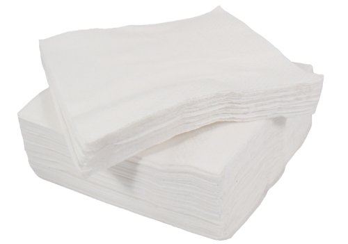 PACK OF 100 WHITE 1 PLY PAPER NAPKINS. 30WH100 \\\30WH100