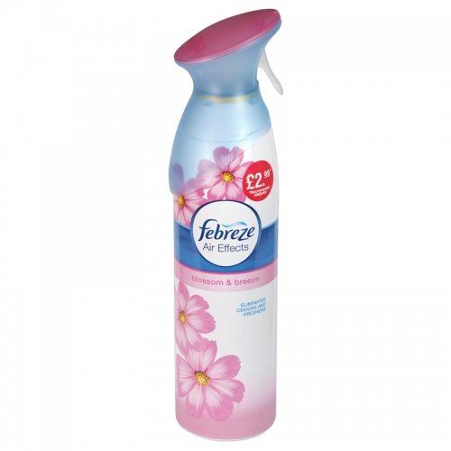 FEBREZE AIRFRESHENER SPRAY BLOSSOM & BREEZE PMP £2.99 300ML. 97677