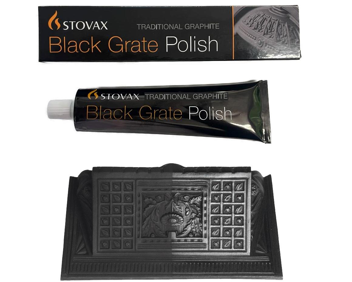 STOVAX BLACK GRATE WOODBURNER GRAPHITE FIRE POLISH ZEBO. 4110-12 \\\3300172