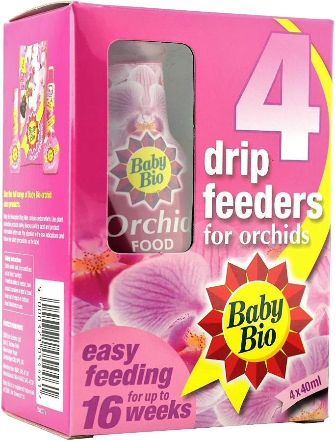 BABY BIO ORCHID DRIP FEEDERS 40ML 4/PK. 80949014