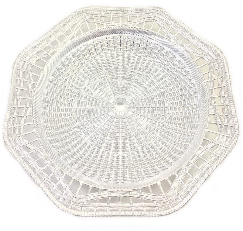 PLASTIC BASKET SILVER 28CM. 34097_SILVER \\\34097_SILVER