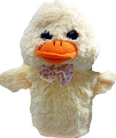 SPRINGTIME HAND PUPPET DUCK EASTER. 345504DUCK \\\345504DUCK