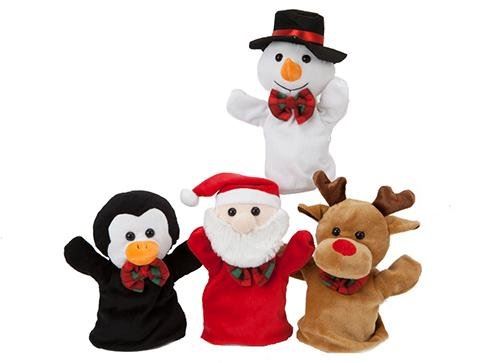 CHRISTMAS / XMAS HAND PUPPET - SANTA FATHER CLAUS. 345517SANTA \\\345517SANTA