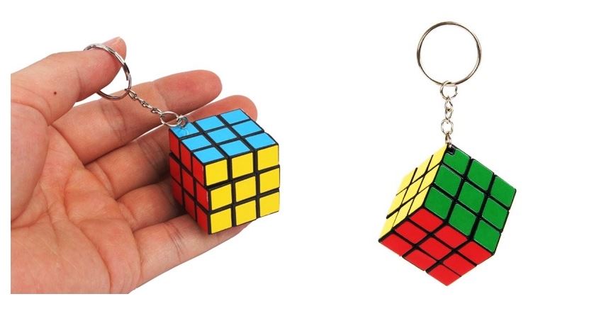 MINI MAGIC CUBE / PUZZLE KEYRING. 3628 \\\3628