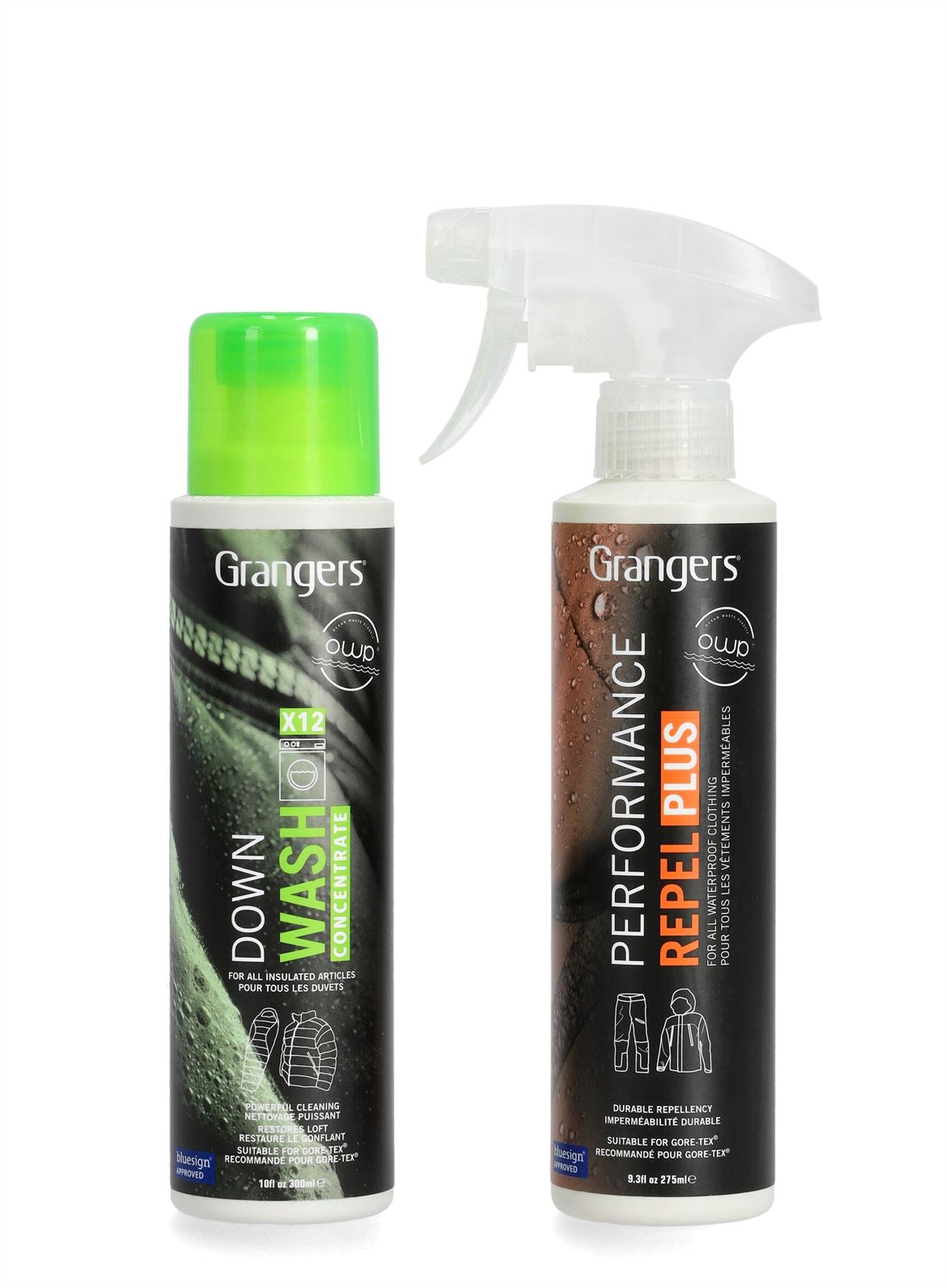 GRANGERS DOWN WASH 300ML & PERFORMANCE REPEL PLUS 275ML KIT. GRF209/100