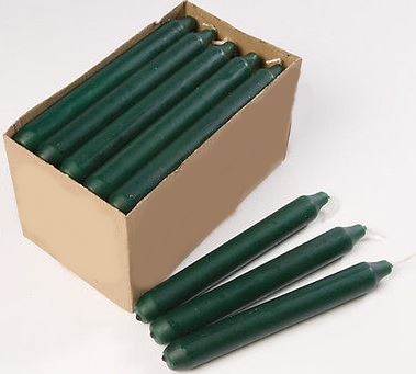 25 DINNER CANDLE GREEN. 19GR25 \\\373435_GREEN