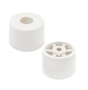 STAR PACK 3 DOOR STOP LARGE WHITE 33MM. 72134